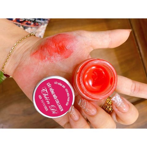 Combo Dưỡng Môi Collagen Thiên Di - Cấy Hồng Môi Giảm Thâm, Tự Nhiên Không Cần Phun Xăm, Mềm Mịn  - Làm Đẹp Da Môi
