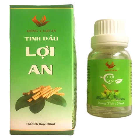 Tinh Dầu Lợi An Trầu Không 100% Thảo Dược - Giảm Ho, Khò Khè, Ngạt Mũi Cho Trẻ Em và Người Lớn