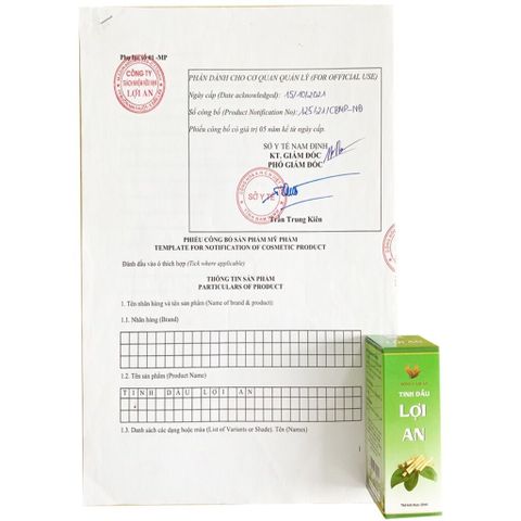 Tinh Dầu Lợi An Trầu Không 100% Thảo Dược - Giảm Ho, Khò Khè, Ngạt Mũi Cho Trẻ Em và Người Lớn
