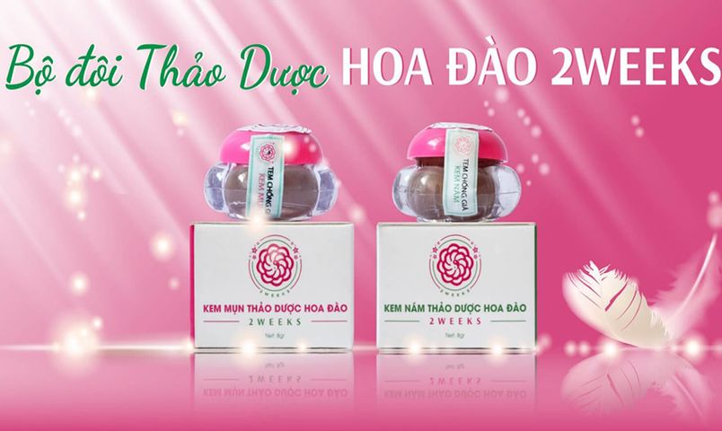Combo 2 Lọ Kem Khử Mụn Hoa Đào - Loại Bỏ Thâm Mụn, Dưỡng Da Trắng Hồng Tự Nhiên Trong 2 Tuần - Hỗ Trợ Da Sáng Mịn, Kháng Khuẩn An Toàn
