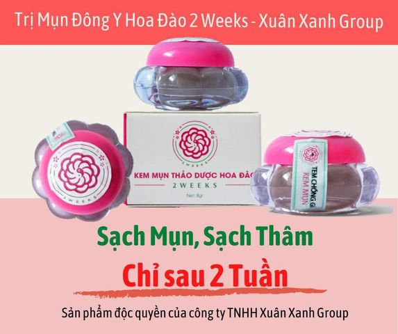 Combo 2 Lọ Kem Khử Mụn Hoa Đào - Loại Bỏ Thâm Mụn, Dưỡng Da Trắng Hồng Tự Nhiên Trong 2 Tuần - Hỗ Trợ Da Sáng Mịn, Kháng Khuẩn An Toàn