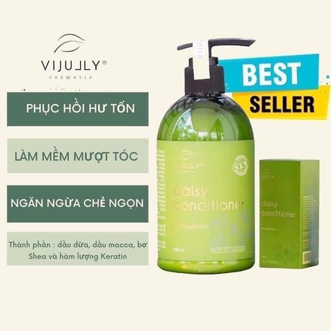 Dầu Xả Tóc Vi Jully Hoa Cúc - Phục Hồi Hư Tổn, Chẻ Ngọn, Giữ Nếp, Dưỡng Tóc Mềm Mượt 280ml