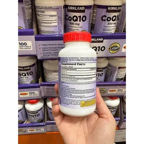 (Nhập khẩu) Viên hỗ trợ tim mạch Kirkland Signature CoQ10 300mg 100 viên - Bổ sung sức khỏe tim mạch và tăng cường năng lượng từ Mỹ chính hãng