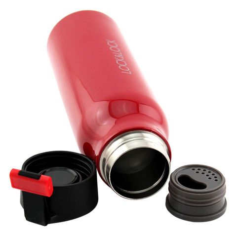 Bình Giữ Nhiệt LocknLock Name Tumbler LHC4125 500ml - Thép Không Gỉ, Màu Hồng, Giữ Nóng 8 Giờ, Dùng Đi Làm, Đi Học, Tập Thể Thao