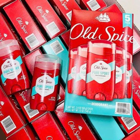 Sáp Khử Mùi Old Spice High Endurance - Ngăn Đổ Mồ Hôi, Mùi Hương Fresh Duy Trì 48h cho Nam Nữ, Không Để Lại Vệt Vàng