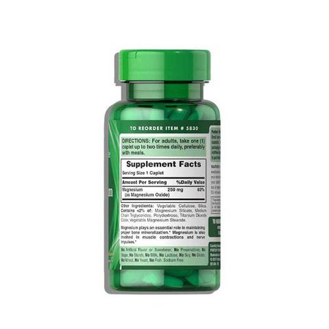 Magie thuần chay 250mg Puritan's Pride 100 viên