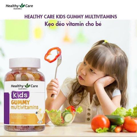Kẹo dẻo multivitamin Healthy Care 250 viên - Bổ sung dinh dưỡng, hỗ trợ sức khỏe cho trẻ em và người lớn, hương vị ngon miệng