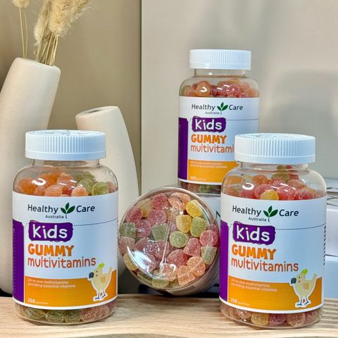 Kẹo dẻo multivitamin Healthy Care 250 viên - Bổ sung dinh dưỡng, hỗ trợ sức khỏe cho trẻ em và người lớn, hương vị ngon miệng
