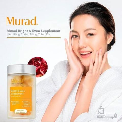 Viên uống chống nắng Murad 60 viên - Bảo vệ da khỏi tia UV, tăng cường độ ẩm và chống lão hóa hiệu quả từ Mỹ