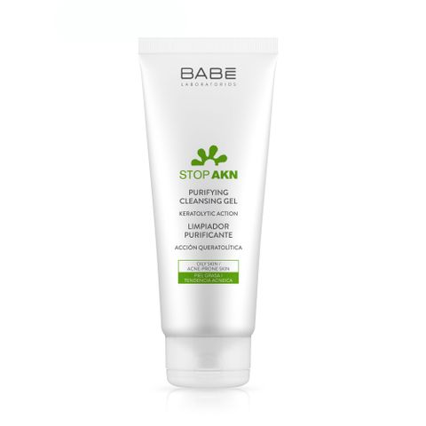 Sữa Rửa Mặt Dạng Gel BABE Stop AKN Cho Da Dầu & Mụn - Làm Sạch Sâu, Ngăn Ngừa Mụn, Xuất Xứ Tây Ban Nha, 100ml/200ml
