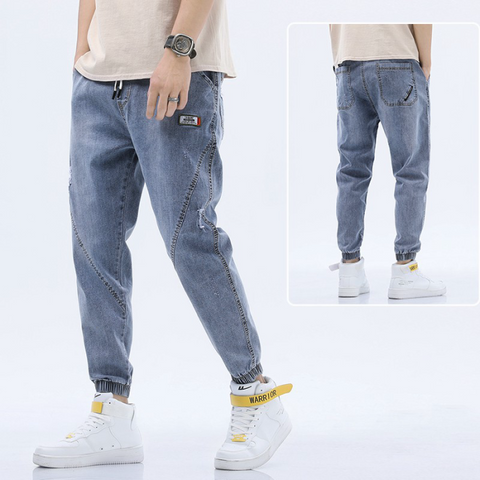 Quần Jean Nam Jogger Cao Cấp - Chất Liệu Co Dãn Mát Mẻ, Kích Cỡ M 50-56kg, Thời Trang Mùa Hè