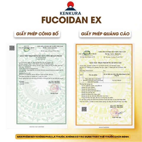 EX Fucoidan Nhật Chính Hãng Hỗ Trợ U Bướu - 150 Viên