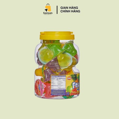 Thạch Rau Câu Fruzel 1.45kg - Thạch Gel Hương Trái Cây Tự Nhiên Ngon Miệng, Không Cholesterol, Thực Phẩm Vị Ngọt Cho Mọi Lứa Tuổi
