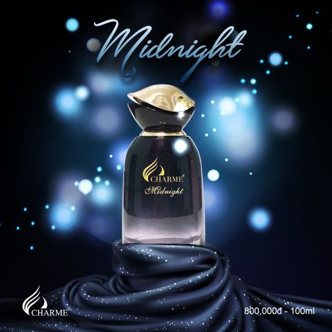 Nước hoa nữ Charme Midnight 100ml - Hương Thơm Gợi Cảm, Quyến Rũ Đêm Huyền Bí, Lưu Hương Lâu - Quà Tặng Đặc Biệt cho Phái Đẹp