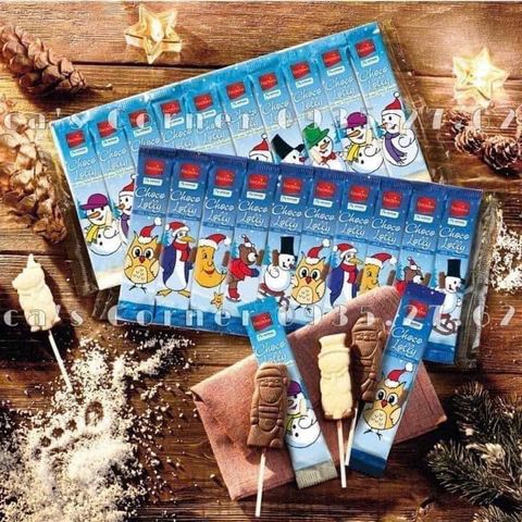 Kẹo Mút Socola Choco Lolly Favorina Pháp - Ngon Miệng, Đặc Sản Socola Cao Cấp, Quà Tặng Tuyệt Vời Cho Dịp Giáng Sinh