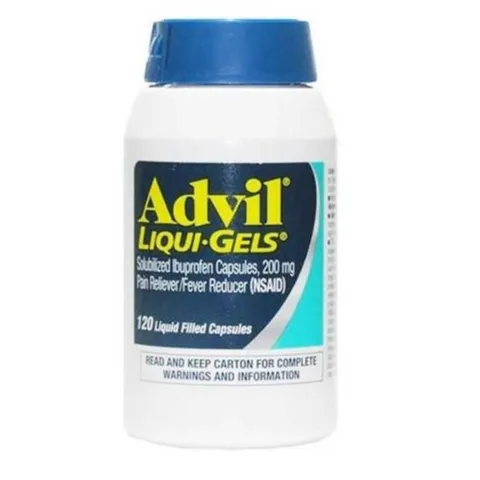Viên Uống Giảm Đau Hạ Sốt Advil Liqui-Gels 120 viên - Phục hồi nhanh chóng đau nhức và sốt hiệu quả với Ibuprofen