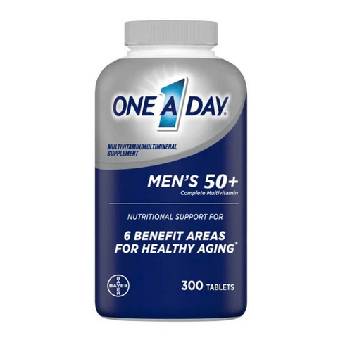 Vitamin Tổng Hợp Cho Nam One A Day Men's 50+ - Bổ Sung Dinh Dưỡng 300 Viên Chính Hãng Mỹ Dành Cho Nam Trên 50 Tuổi