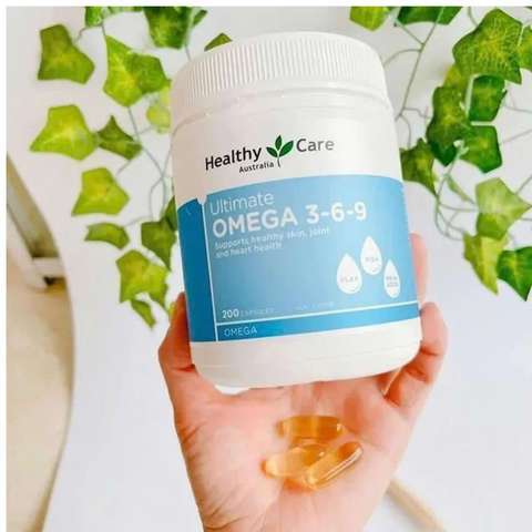 Viên uống Healthy Care Ultimate Omega 3-6-9 - 200 viên Hỗ trợ Sức Khỏe Tim Mạch và Não Bộ, Bổ Sung Acid Béo Thiết Yếu