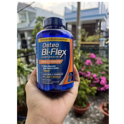 Viên uống hỗ trợ sức khỏe khớp Osteo Bi-Flex Triple Strength MSM với D3, chai 200 viên, hàng Mỹ chính hãng