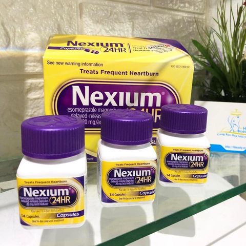 Viên uống  đau dạ dày Nexium 24Hr 14 viên, giảm ợ nóng, bảo vệ dạ dày