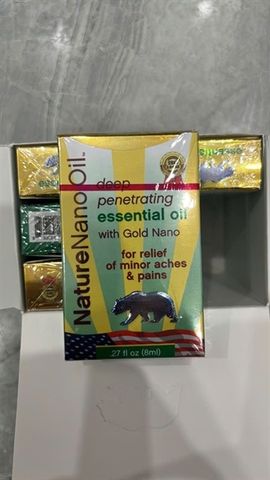 Dầu Xoa Bóp Con Gấu Naturenano Oil 8ml - Giảm Đau, Thư Giãn Nhanh Chóng, Sản Phẩm Chăm Sóc Sức Khỏe Tự Nhiên