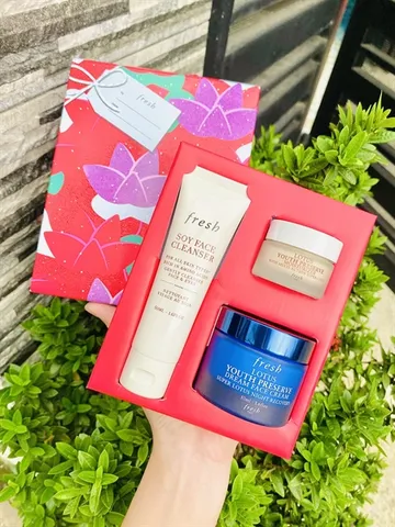 Set Dưỡng Ẩm Ngày & Đêm Fresh - Chăm Sóc Da Mặt, Làm Mềm Da, Hydration Essentials cho Làn Da Khỏe Mạnh