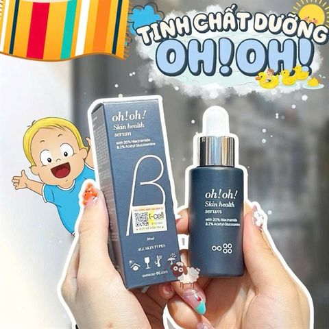 Serum Oh! Oh! Skin Health 30ml - Dưỡng Sáng Da, Cải Thiện Kết Cấu Da Mặt, Mỹ Phẩm Chăm Sóc Da Chất Lượng 
