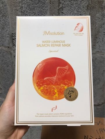 Mặt Nạ Trứng Cá Hồi JMsolution (5 Miếng) - Phục Hồi Da, Làm Sáng Mịn Da, Dưỡng Ẩm Hiệu Quả