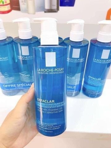 Sữa Rửa Mặt La Roche-Posay Effaclar Gel 400ml - Kiểm Soát Dầu, Sạch Sâu - Dành Cho Da Nhờn, Mịn Màng, Chăm Sóc Da Chuyên Sâu