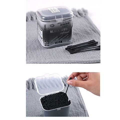 Hộp 180 Bông Ngoáy Tai Kháng Khuẩn Nhật Bản - Bông Cotton & Que Bột Giấy Thân Thiện Môi Trường, Vệ Sinh Tai Hiệu Quả