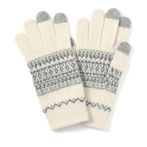 Găng Tay MUJI Len Merino Cảm Ứng - Găng Tay Nữ Đông Ấm Áp, Thiết Kế Đơn Giản, Phù Hợp Dùng Điện Thoại Cảm Ứng