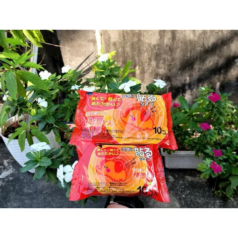 Set 10 Miếng Giữ Nhiệt Kokubo Nhật Bản - Giúp Giữ Ấm Cơ Thể Trong Mùa Đông, An Toàn Cho Trẻ Nhỏ Và Người Già