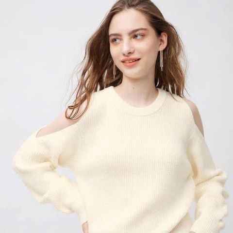 Áo Len Khoe Vai Thời Trang Nữ #Gu Japan - Chất Len Mềm Mại, Dễ Phối Đồ, Siêu Xinh, Giá Chỉ 280k