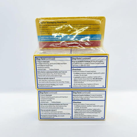 Viên uống giảm đầy hơi, ợ nóng Pepcid AC Maximum Strength 100 viên - Giải pháp hiệu quả cho dạ dày, tăng cường sức khỏe tiêu hóa