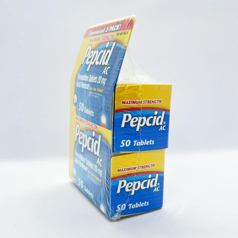 Viên uống giảm đầy hơi, ợ nóng Pepcid AC Maximum Strength 100 viên - Giải pháp hiệu quả cho dạ dày, tăng cường sức khỏe tiêu hóa