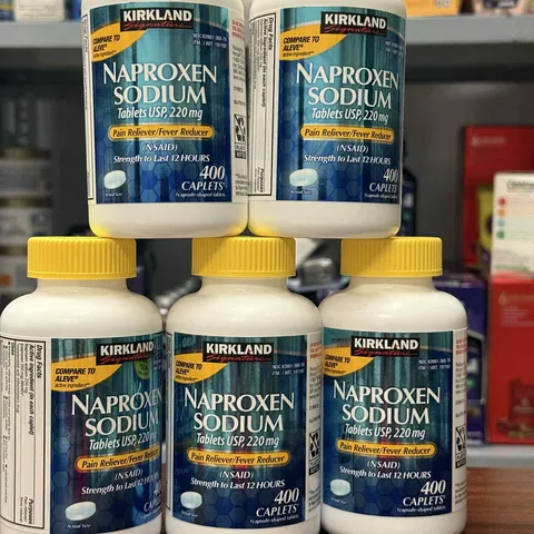 Viên uống giảm đau hạ sốt Kirkland Signature Na,proxen Sodium 220mg 400 Caplets