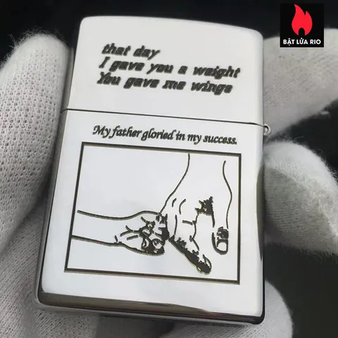 Zippo 250 Khắc Ngày Của Cha - Quà Tặng Ý Nghĩa Cho Bố, Zippo Thời Trang 2023, Độc Đáo, Sang Trọng