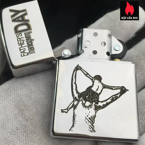 Zippo 250 Khắc Ngày Của Cha - Quà Tặng Ý Nghĩa Cho Bố, Zippo Thời Trang 2023, Độc Đáo, Sang Trọng