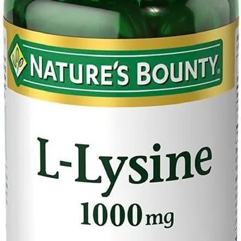 Viên uống bổ sung L-Lysine Nature’s Bounty 1000mg - Hỗ trợ tăng cường sức khỏe và hệ miễn dịch, 60 viên