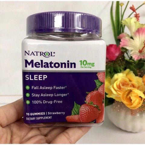 Kẹo dẻo ngủ ngon Natrol Gummies 5mg - 180 viên, hỗ trợ giấc ngủ sâu và cải thiện sức khỏe tinh thần
