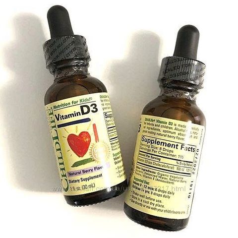 Vitamin D3 Childlife 29.6ml - Thực phẩm chức năng bổ sung canxi, hỗ trợ xương chắc khỏe cho trẻ em, sản xuất tại Mỹ