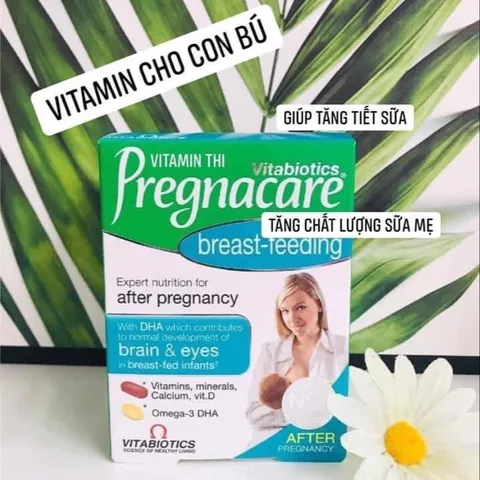 Vitamin Pregnancare Breast-Feeding - Tăng cường sữa mẹ, hỗ trợ sức khỏe cho bà bầu, dinh dưỡng thiết yếu cho mẹ và bé.