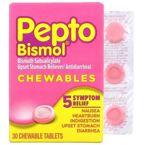 Viên uống tiêu hóa dạ dày Pepto Bismol 30 viên - Giảm khó tiêu, hỗ trợ tiêu hóa hiệu quả cho sức khỏe dạ dày