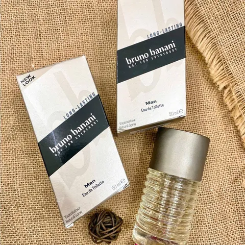 Nước Hoa Nam Bruno Banani Man Eau De Toilette 50ml - Hương thơm cổ điển tự tin với quế xanh, hoa heliotrope và vani ấm áp