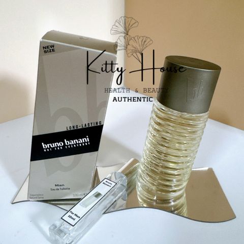 Nước Hoa Nam Bruno Banani Man Eau De Toilette 10ml - Hương Cổ Điển Tự Tin với Húng Quế, Hoa Heliotrope và Vani ấm áp
