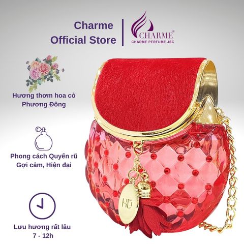 Nước Hoa Nữ Charme HD 10ml - Hương Thơm Sang Trọng, Quyến Rũ Độc Đáo, Phù Hợp Mọi Dịp, Món Quà Tuyệt Vời Cho Phái Đẹp