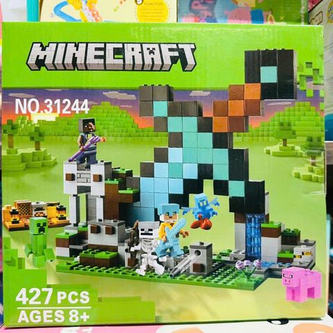 Bộ Lắp Ráp Mine Craft 23003 31244 - Đồ Chơi Lego Phát Triển Sáng Tạo Cho Trẻ Em, Xây Dựng Thế Giới Ảo Thú Vị