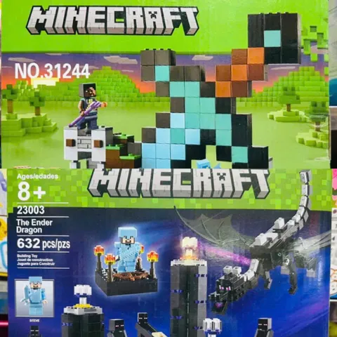 Bộ Lắp Ráp Mine Craft 23003 31244 - Đồ Chơi Lego Phát Triển Sáng Tạo Cho Trẻ Em, Xây Dựng Thế Giới Ảo Thú Vị