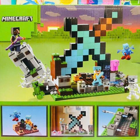 Bộ Lắp Ráp Mine Craft 23003 31244 - Đồ Chơi Lego Phát Triển Sáng Tạo Cho Trẻ Em, Xây Dựng Thế Giới Ảo Thú Vị