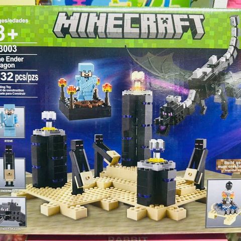 Bộ Lắp Ráp Mine Craft 23003 31244 - Đồ Chơi Lego Phát Triển Sáng Tạo Cho Trẻ Em, Xây Dựng Thế Giới Ảo Thú Vị